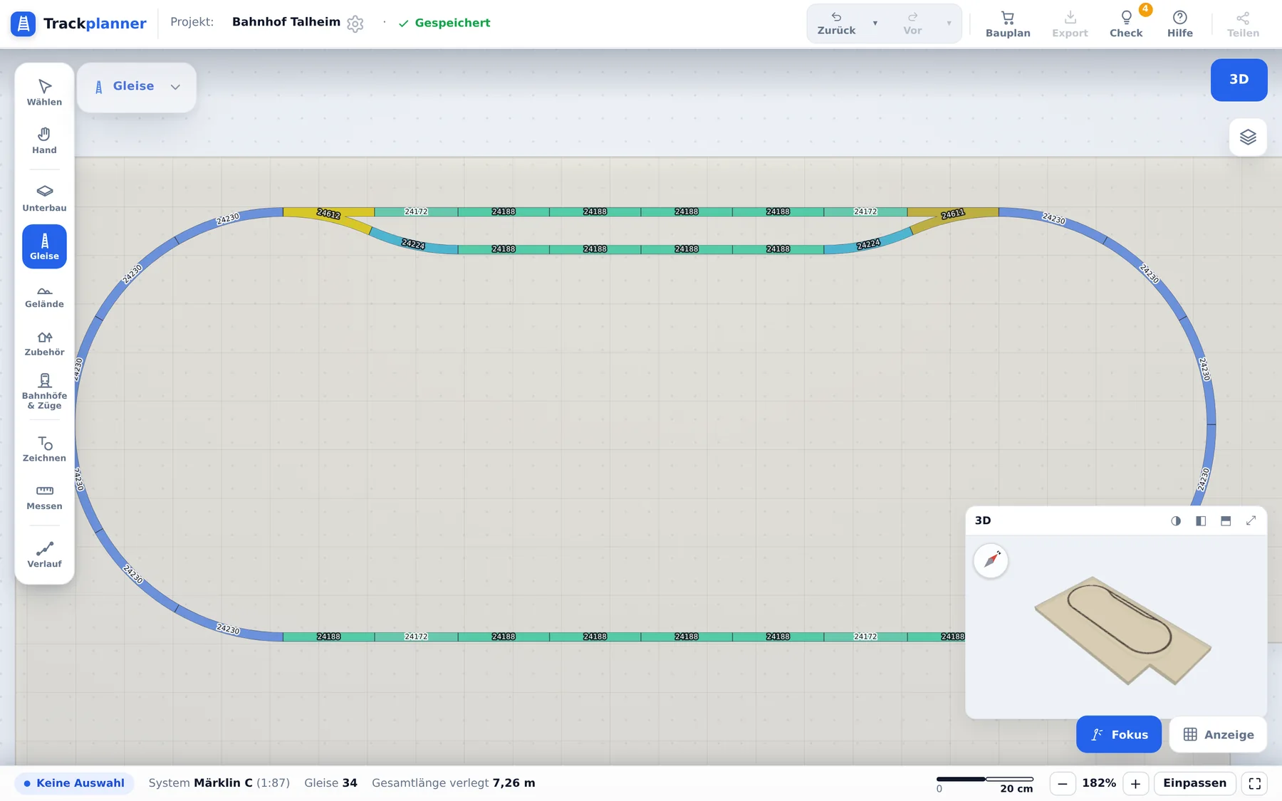 Screenshot des heutigen Trackplanner-Editors im Browser (2026)