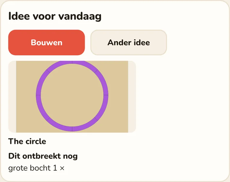 ‘Idee voor vandaag’: de cirkel, daarvoor ontbreekt nog een grote bocht
